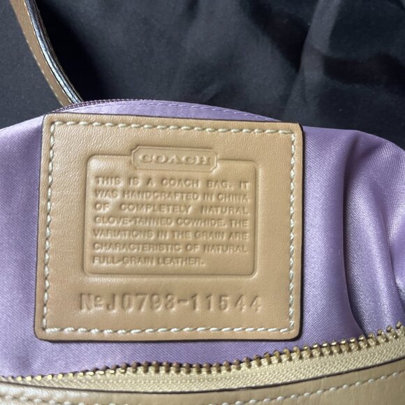 Coach Hampton Leather Shoulder Bag JO798-11544 - Picture 5 of 7